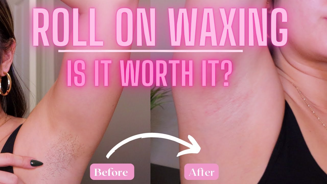 FIRST TIME ROLL ON WAXING| HOW TO | VIRAL AMAZON FINDS