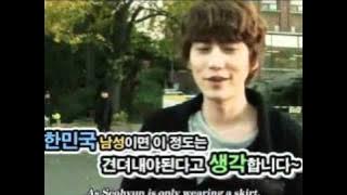 Super Junior & SNSD MV SEOUL Behind the Scenes - Kyuhyun & Seohyun.