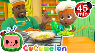 yes yes autumn vegetables cody and friends sing with cocomelon