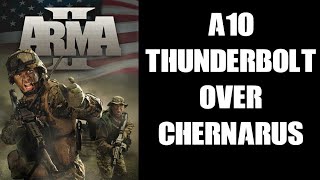 A10 Thunderbolt Over Chernarus, Flight From NWAF To Balota (Arma 2)
