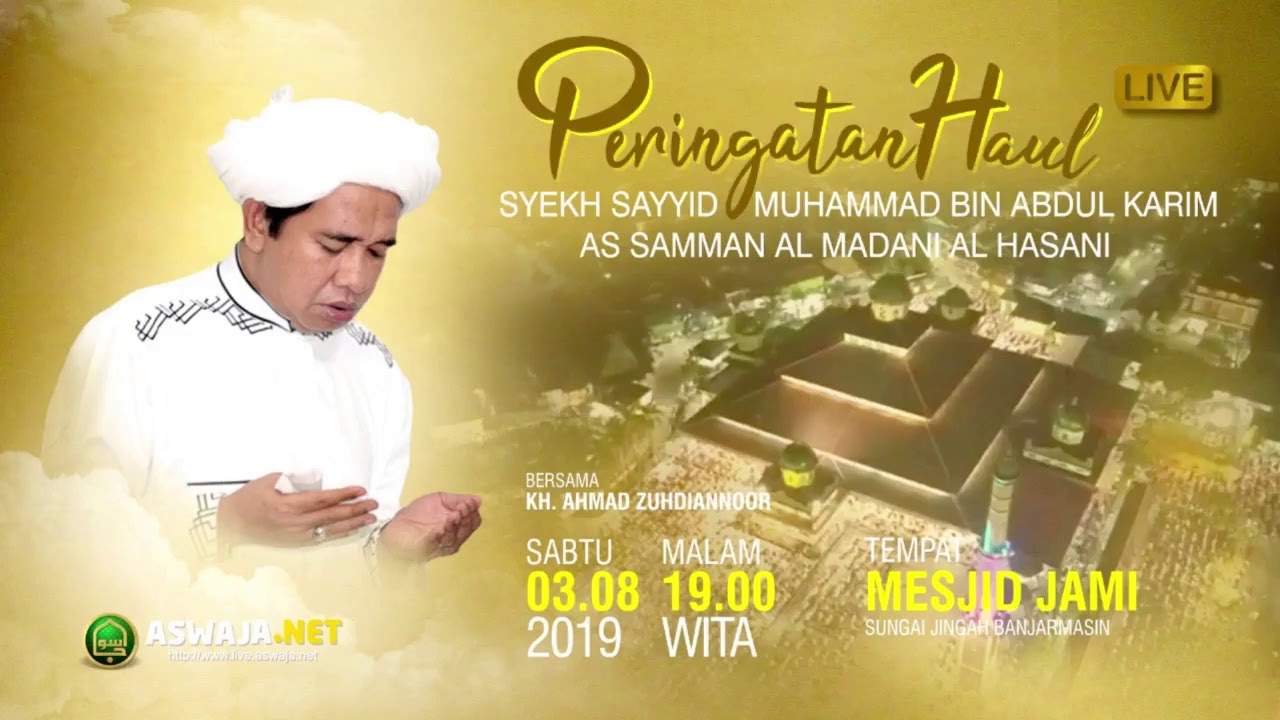Haul Syekh Semman Al Madani, Masjid Jami Banjarmasin