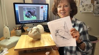 Create a Wild Turkey Sculpture in Clay Using a Guide | Learn Sculpture