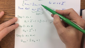 Sequence Proof by Induction for IB HL Math