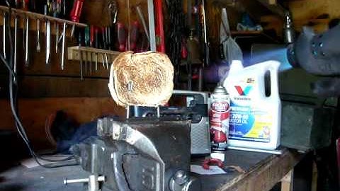 Making Toast with a WWII Military BlowTorch