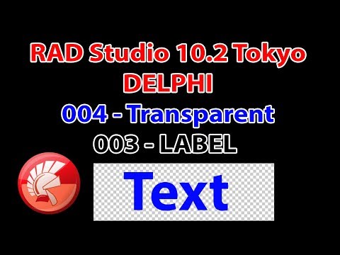 Rad Studio Delphi 003 Label - 004 Transparent