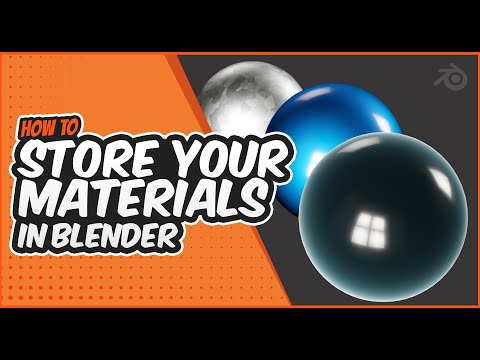 How to store your materials in Blender 2.8x using (and fixing) free Material Library VX addon