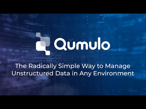 Meet Qumulo: The Breakthrough Leader in Enterprise Data Storage.