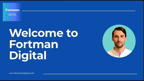 Fortman Digital | No-Code Agency Youtube Channel Trailer
