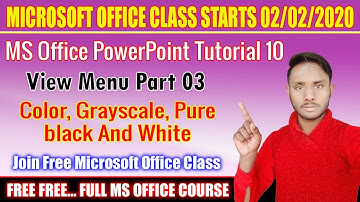 MS powerpoint tutorial 10 || view menu part 3 || in hindi || by dev bind || technical dev