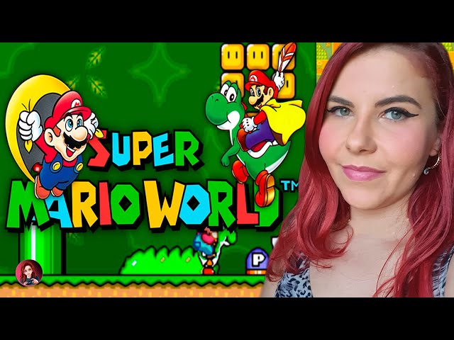 SUPER MARIO WORLD - SNES - GAMEPLAY AO VIVO 