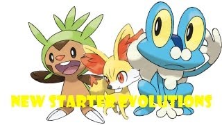 Pokemon X and Y Kalos Starter Evolutions Trailer