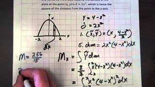 Calculate The Centroid Or Center Of Mass Of A Region Video Lessons Examples Step By Step Solutions