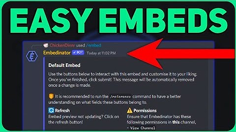 The EASIEST Way to make Discord Embedded Messages!