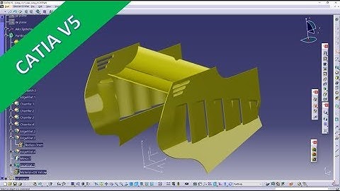 F1 Rear - Wing Part 2 - Catia v5 Training - GSD