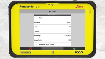 How to setup a project in Leica iCON site