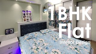 1 BHK Flat Interior Design 450 Square Feet |  1BHK Interior Ideas | 1 BHK Interior Design