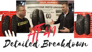 New! Bridgestone Battlax AT41 Adventure Touring Tire Detailed Breakdown | 80% Street / 20% Dirt screenshot 3