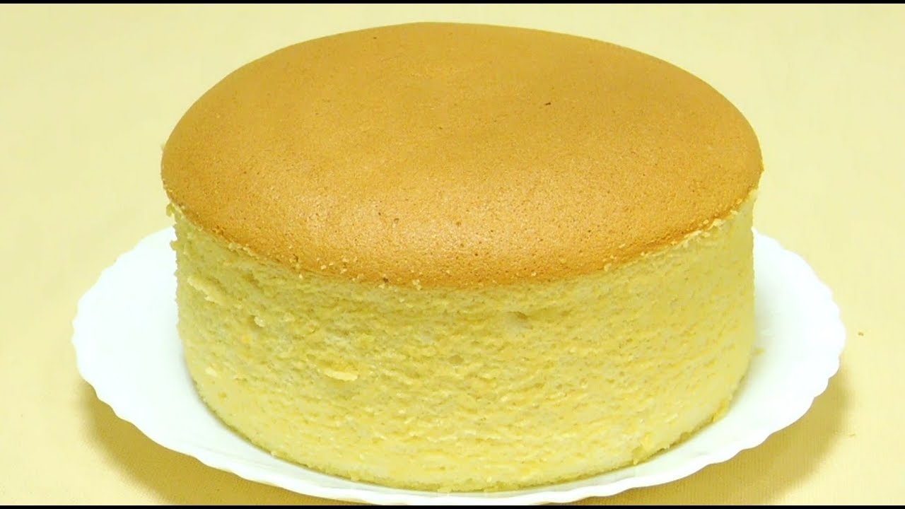 Cotton Soft Sponge Cake Recipe 