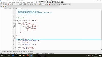 PRAKTIKUM STRUKTUR DATA || PROGRAM DENGAN KONSEP BUBBLE SORT & QUEUE (DEV C++)