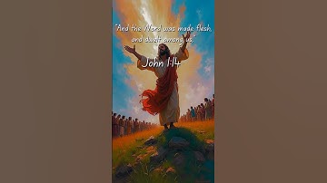 ✝️ Daily Bible Verse | John 1:14 "Divine Incarnation" #bibleverse