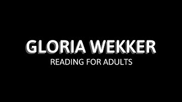 Gloria Wekker - Reading for Adults #BLM