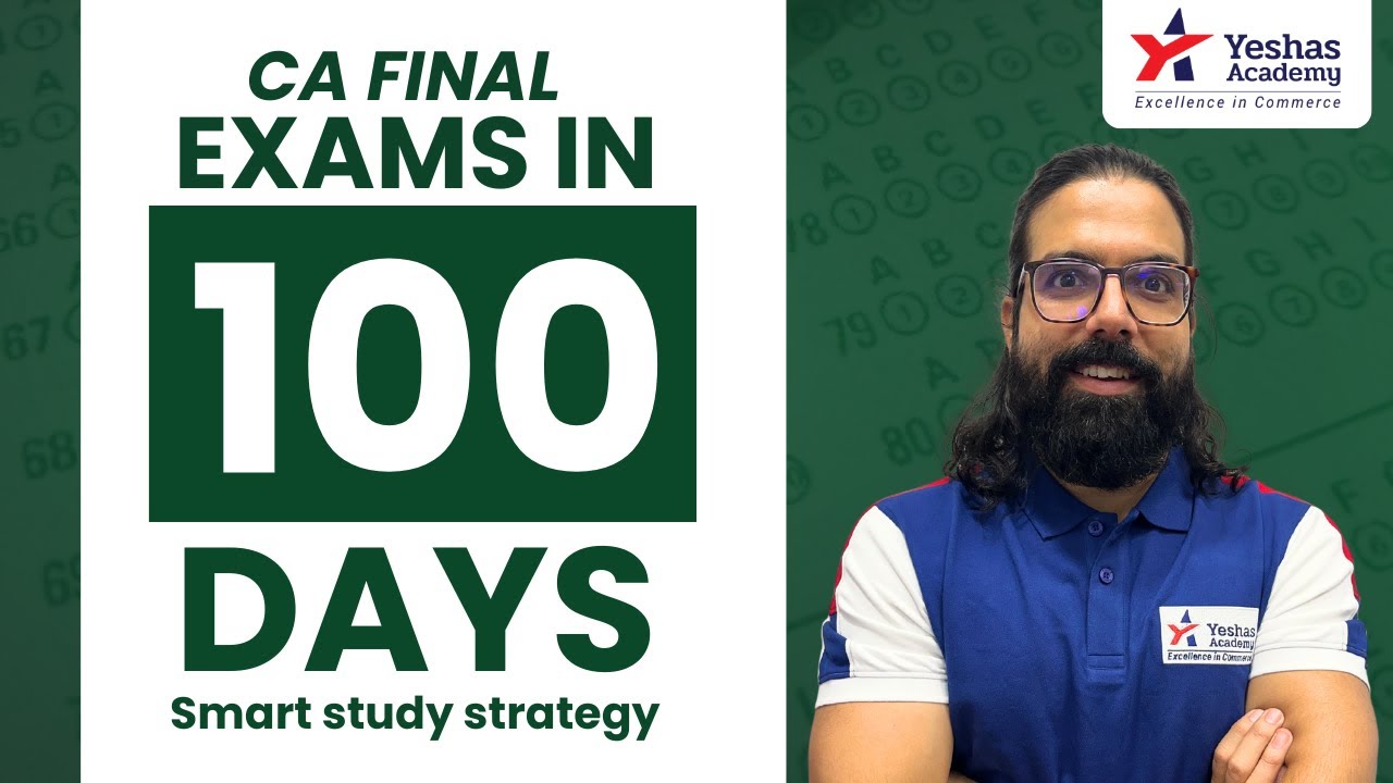 Don’t Waste These 100 Days! | CA Final Study Strategy | CA Ramesh Soni ...