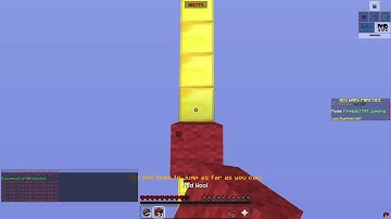 Hypixel Bedwars Practice - 106 Block Fireball Jump (tied world record with BlackJackFire)