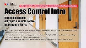 System Integrators’ Top Pick: ACTi Access Control Advantage