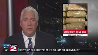 63 plead guilty in multi-county drug trafficking ring
