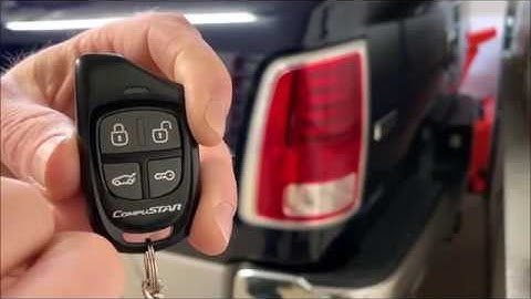 Exiting valet mode with a 4 button style Compustar or Arctic start remote