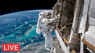 Live Nasa  Planeta Terra Visto Do Espaço  Relaxing Space Ambient Music