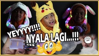 Cara Ganti Baterai Bunny Hat LED | solusi lampu bunny hat mati tidak nyala | ganti batre bani het