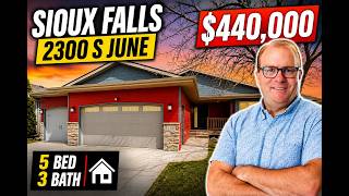 $440,000 Sioux Falls Home Tour | 5 Bed, 3 Bath Ranch with Remodeled Primary Suite