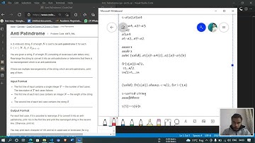 ANTI_PAL | ANTI PALINDROME | CodeChef Starters 24 | Problem Solutions