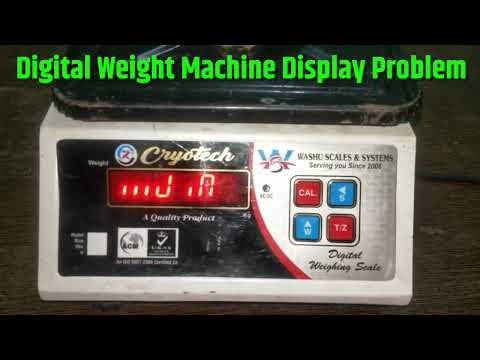 Digital weight machine display problem! how to repair?