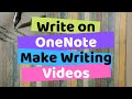 Teaching with OneNote | OneNote for Teachers | Make Khan Academy Style Video in OneNote