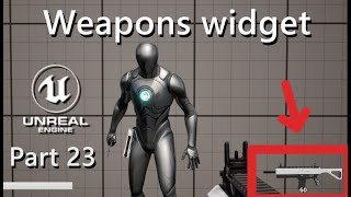 Weapons widget UE5 23