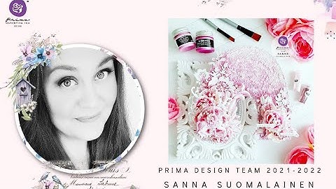 Mixed Media Tutorial "Magical Rainbow" For Prima Marketing Inc