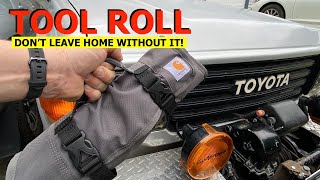 Recreating the vintage Toyota Tool Roll // Making a basic car tool kit