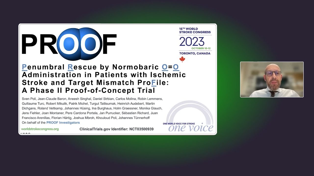 PROOF trial results high dose oxygen therapy for neuroprotective