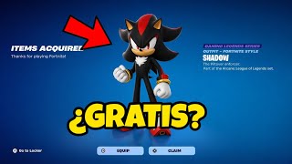 *FREE* HOW TO GET THE SHADOW SKIN FOR FREE IN FORTNITE! SHADOW CUP AND FREE SONIC COSMETICS!