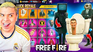 ¡COMPRE TODA LA COLABORACION DE FREE FIRE X SKIBIDI TOILET! 🔥 EL FIN ?🔥