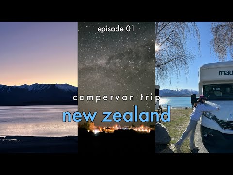 𝐯𝐥𝐨𝐠.🇳🇿2주 뉴질랜드/호주 여행 브이로그🚍ep.1 뉴질랜드 남섬 캠핑카 여행 : 테카포 호수, 캠퍼밴 픽업, 레이크엣지 홀리데이파크, 크라이스트처치