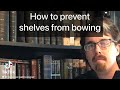 Prevent Bookshelf Sagging on a Budget 📚