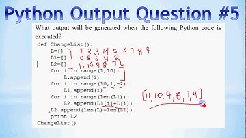 Python Output Question 5| Class XII CBSE Board| Competitive Exam | Python Programming