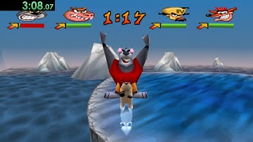 [Speedrun] Crash Bash - Polar Push with Kong - 6:32