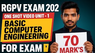 basic computer engineering 1st year unit 1 one shot | basic computer engineering one shot | BCE Exam