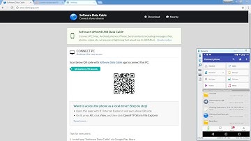 Access phone storage from PC - Software Data Cable