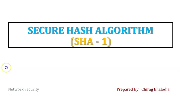 SHA 1 | Secure Hash Algorithm | Working of SHA 1 | Parameters of SHA512 and SHA 256