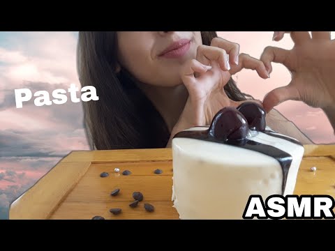 Pasta ASMR🍰 |Eating Whole Cake| Türkçe ASMR | Rahatlatıcı sesler | Turkish ASMR (Açıklamayı oku👇)